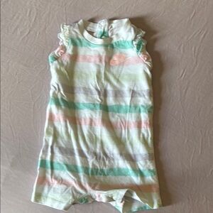 Nike Pastel Striped Sleeveless Romper